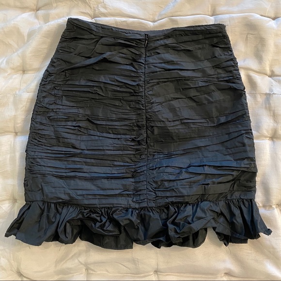 Zara Skirts | Zara Tight Ruffle Mini 